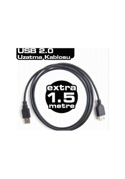 1 5 Metre Usb Uzatma Kablosu Uzatici Dişi Erkek
