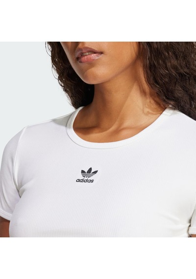 Adidas Essentials Ribbed Kadın Tişört C-adıjc9026b30a00 Beyaz