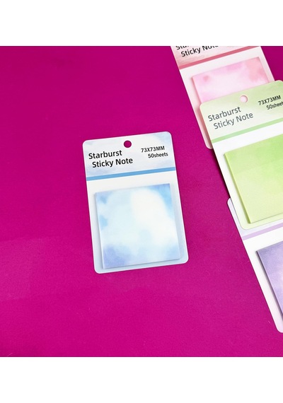 Tr Yıldız Patlaması Tasarımlı Şeffaf Post-it