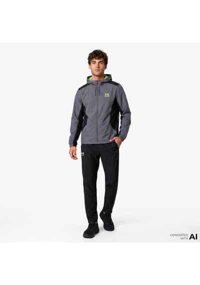 Under Armour Rival Wvn Windbreaker Erkek Siyah Eşofman Altı 1390150