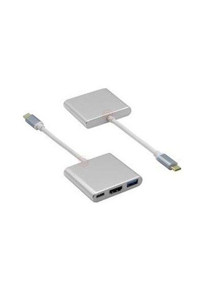 Frisby Fa-7656tc Type-c - Hdmı + Usb 3.0 Adaptör + Pd Şarj