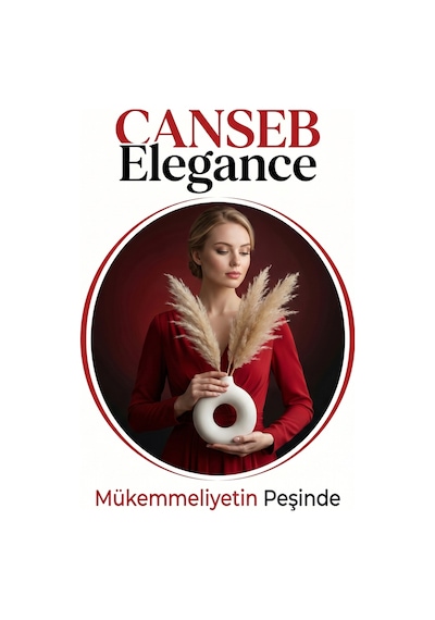 10cm - Premium - Dikey Çizgili Vazo - Modern - İskandinav Esintisi
