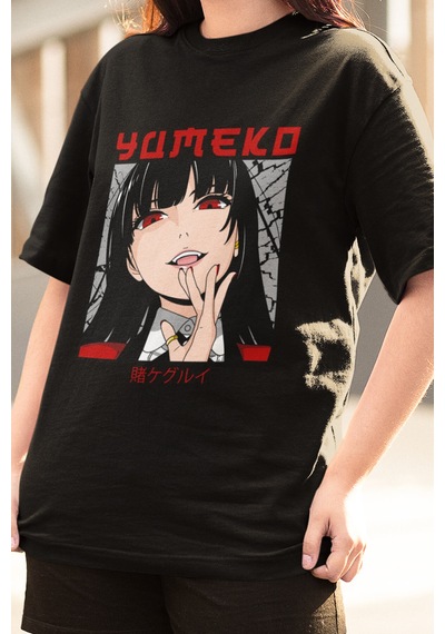 Anime Kakegurui Yumeko Tişört