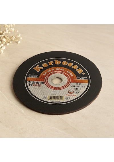 230 Mm Inox Metal Kesici Disk 1,92 Mm 22 Mm Delik
