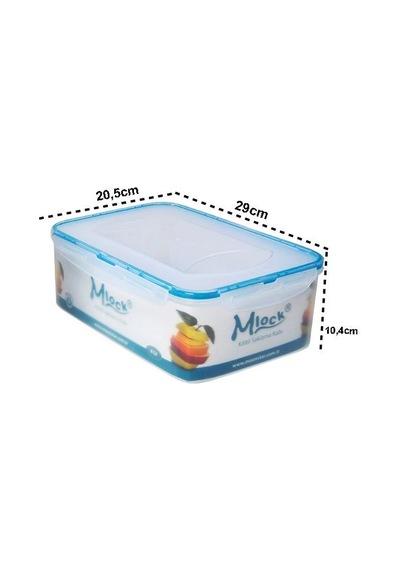Moonstar Mlock Hava Sızdırmaz Contalı Saklama Kabı 4 L- Ml171 Çok Renkli