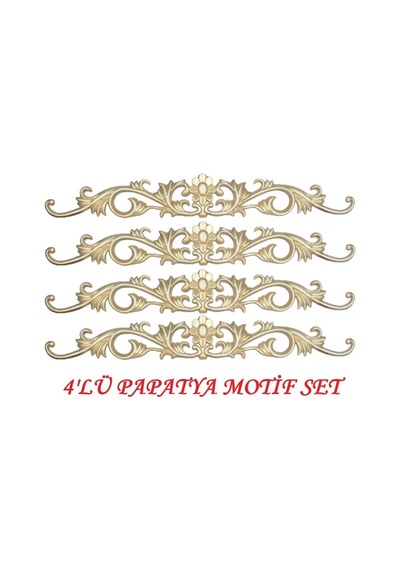 Süper Set 4'lü Motif 10 65 Cm Bronz Engi
