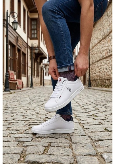 U.s. Polo Assn. Franco 5pr Rahat Erkek Sneaker Ayakkabı Beyaz
