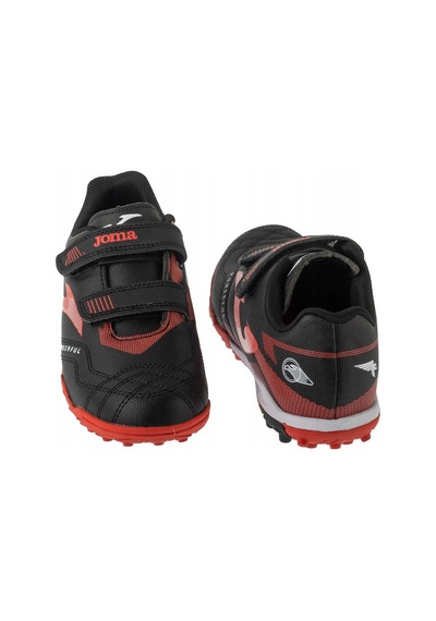 Joma Powerful Jr 2501 Siyah/kırmızı Çocuk Halı Saha Ayakkabısı - Pojw2501tfv