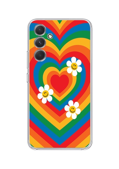 Samsung Galaxy Uyumlu S25 Silikon Desen017 Çok Renkli