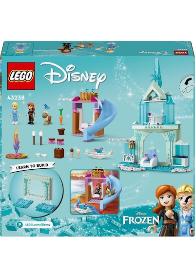 LEGO® Disney 43238 Frozen Elsa’nın Karlar Ülkesi Şatosu Yaratıcı Oyuncak Yapım Seti 163 Parça