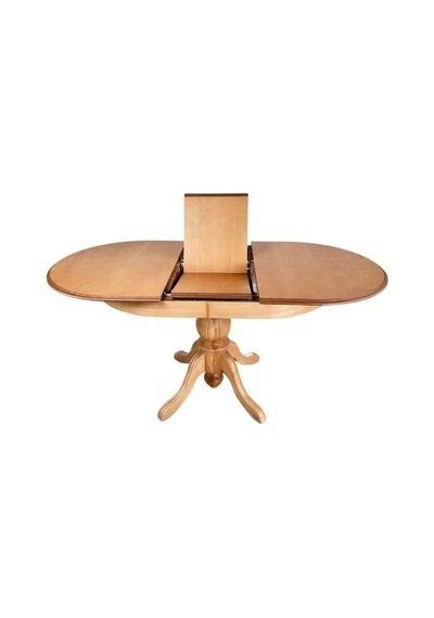 Rika Baba Ayak Oval Açılır Masa 70x110 Natural