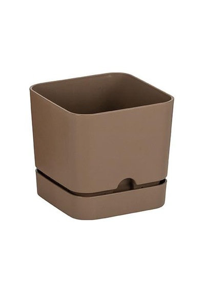 Poliwork Kare Saksı Tabaklı 2,3 Lt 160 150 Mm
