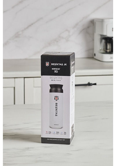 Karaca X Beşiktaş Lisanslı Logo Termos 500 Ml Beyaz