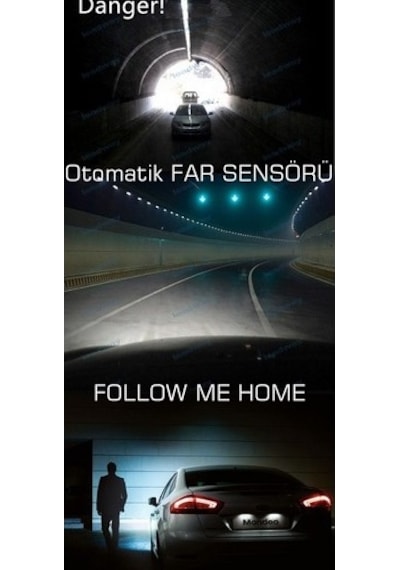 Otomatik Far Sensörü + Follow Me Home Modülü Adet Ldr11