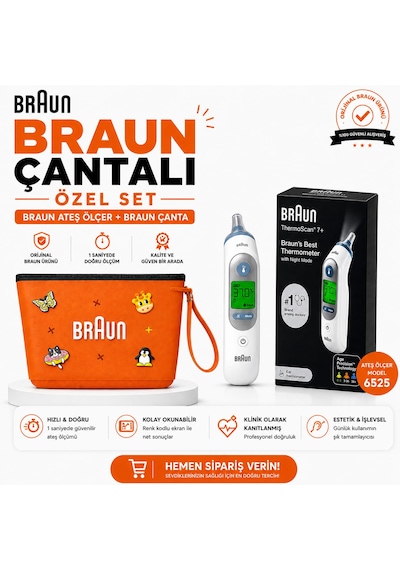 Braun Ateş Ölçer +çantalı