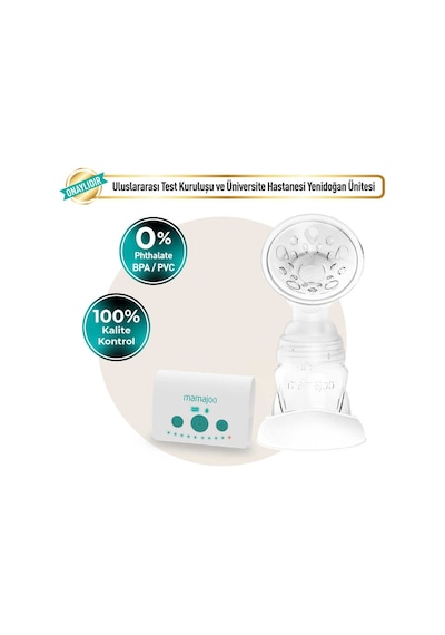 Mamajoo Elektrikli USB Tekli Göğüs Pompası 160 ml | 15 Kademe Ayarı