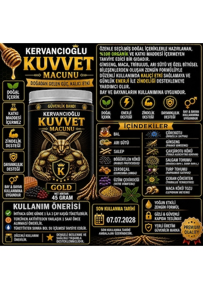 Bitkisel Kuvvet Atom Güç Ve Enerji Macunu & Performans Desteği 45 Gr X 2 Şişe