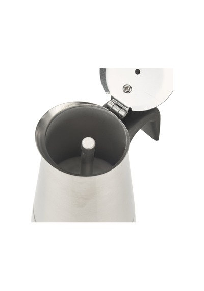 Tohanaa 4 Cup Moka Cezve - Gri / Siyah - 240 Ml Çok Renkli