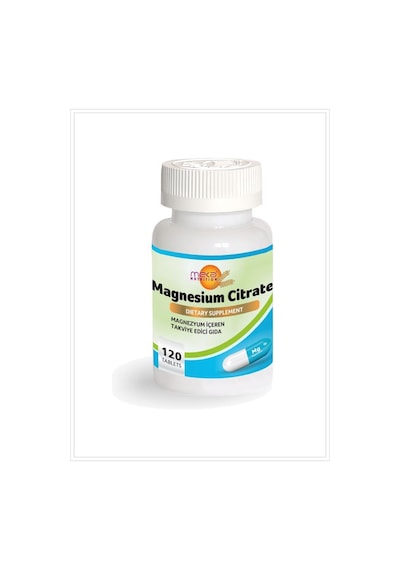 Meka Nutrition Magnezyum Sitrat ( Magnesium Citrate ) 120 Tablet