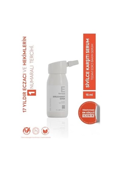 Akne Karşıtı Serum Çinko Pca + Kantaron + Üzüm Çekirdeği İle Sivilce Karşıtı Yoğun Bakım Serumu 15ml