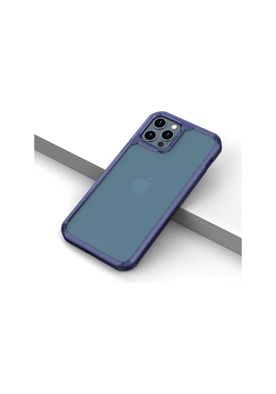 Apple Uyumlu iPhone 12 Pro Max Kılıf Zore Roll Kapak - Mavi