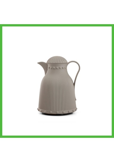 Vaveni 1 Lt Isı Yalıtımlı Çay Ve Soğuk Su Termosu Soft Gri 12 Saat Sıcak Tutar& İçi Camdır Arz