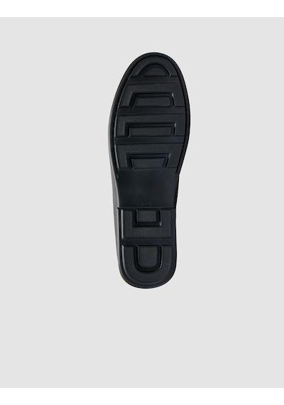 Cabani %100 Hakiki Deri Siyah Toka Detaylı Erkek Loafer Siyah