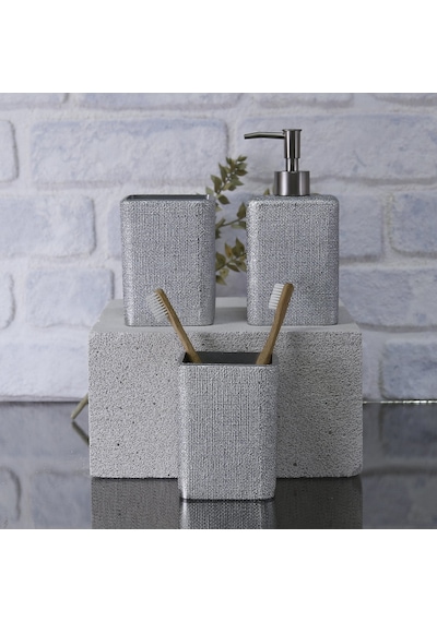 Linen Diş Fırçalık Gümüş