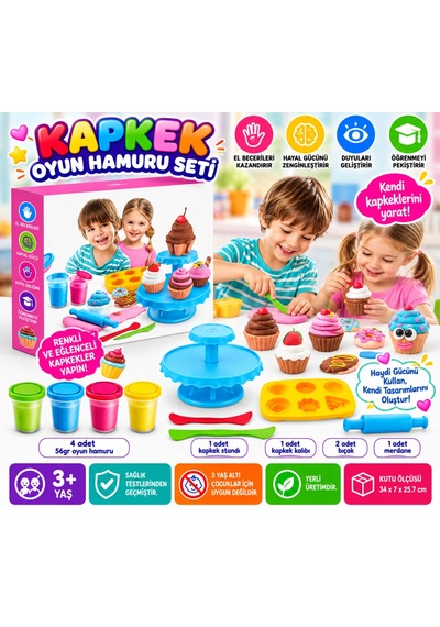 Northcity 03273 Kapkek Hamur Seti Bx Çok Renkli