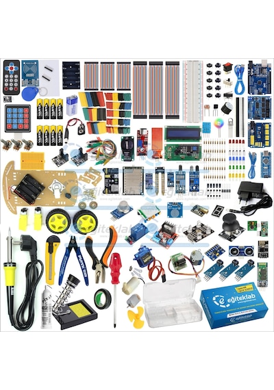 Arduino Mega Premium Pro Sensör Eğitim Seti