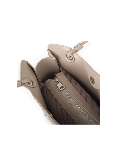 Nas Bag Kadın Sade Şık Zamansız Omuz Çantası 32x22 Cm Kum Kum - Bej