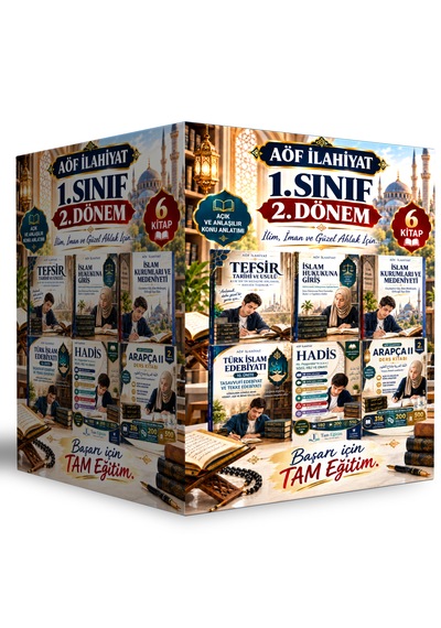 Aöf İlahiyat 2. Yarıyıl Tam Paket 6 Kitap