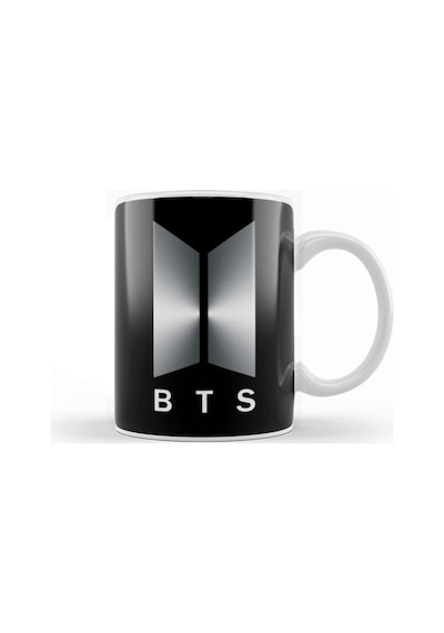 Bts Logo 02 Kupa Bardak Porselen Karışık
