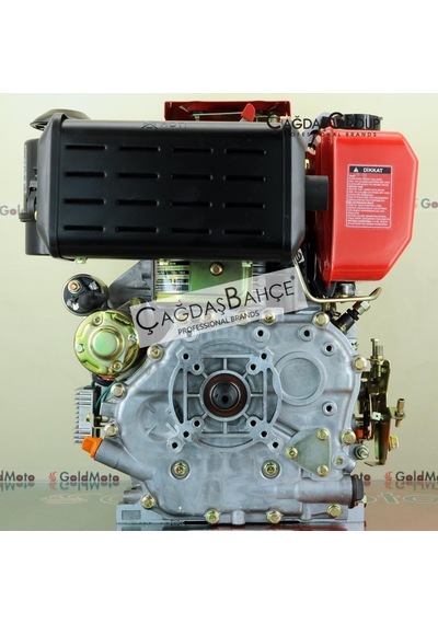 Goldmoto Gm186Faen-G7 Dizel Motor 10 Hp Marşlı Krank Mili Konik