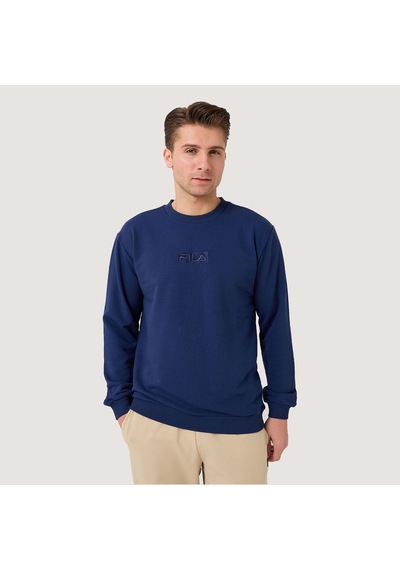 Antrasit Fila Erkek Bisiklet Yaka Sweatshirt Deva Fam0570 Antrasit