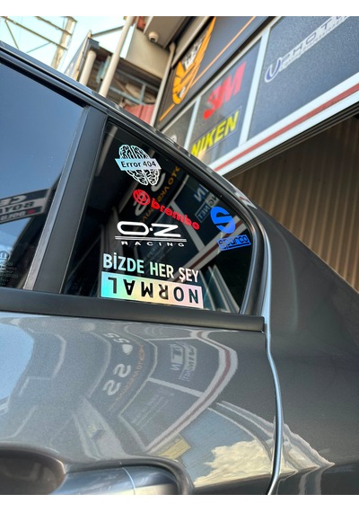 5 Li Oto Sticker Seti Error 0