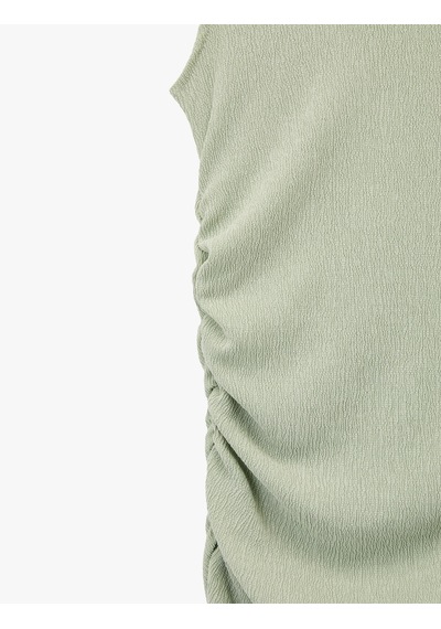 Koton Slim Fit Kolsuz Bisiklet Yaka Viskon Karışımlı Bodycon Drapeli Uzun Elbise Mınt 6sal80206ık Mint Koton Slim Fit Kolsuz Bisiklet Yaka Viskon Karışımlı Bodycon Drapeli Uzun Elbise Mınt 6sal80206ık Mint