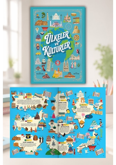 7'den 70'e Türkiye Atlası - Ülkeler Ve Kültürler Eko Paket