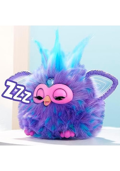 Furby Mor İnteraktif Pelüş Oyuncak - İngilizce Versiyonu 000 Açık Krem