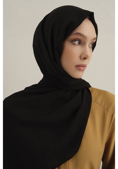Armine Siyah Lyocell Eşarp 01 Siyah