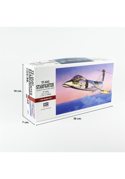 Hasegawa Pt40 7240 1/48 Ölçek, Tf-104g Starfighter Luftwaffe/ıtalian Air Force Trainer , Savaş Uçağı Plastik Model Kiti-57111