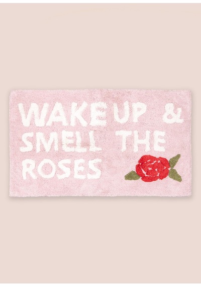The Mia Wake Up And Smell The Roses Banyo Paspası 60x100cm Çok Renkli