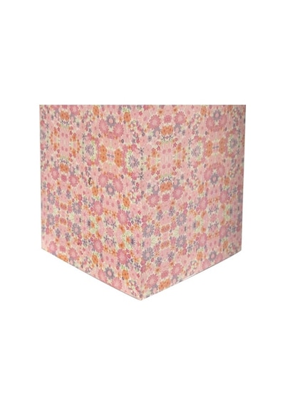 Vitale Şiva Çiçek Desenli Pembe Mumluk 18X31 CM Ak.Fq0024