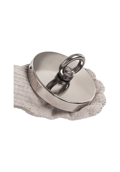 80 Mm Çapında Dev Neodyum Pot Mıknatıs Fishing Magnet Kanca Kurtarma Mıknatısı