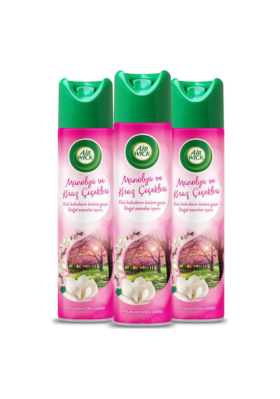 Aerosol Kiraz Çiçekleri 3x300 Ml Kiraz Çiçeği