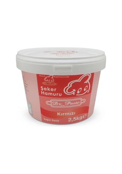 Dr Paste Şeker Hamuru 2,5 Kg - Kırmızı