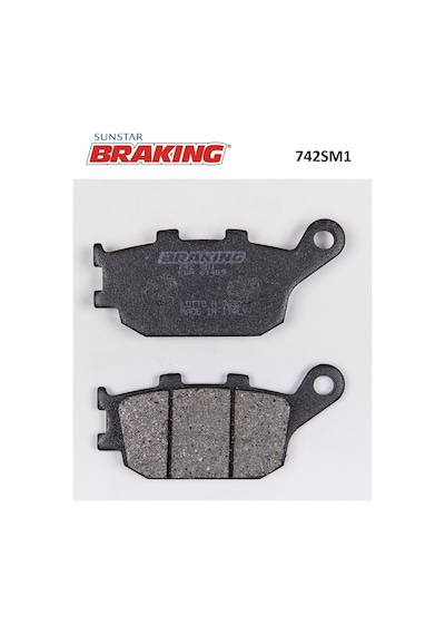 Yarı Metalik Arka Fren Balatası / Yamaha / Yzf R7 / 700cc / Arka / 2022-2023