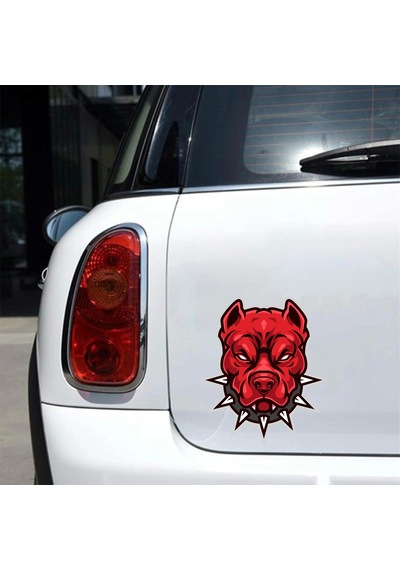Kızgın Köpek 2 Sticker 10x10 Cmrenkli Sticker