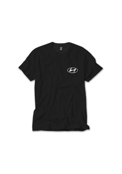 Hyundai Logo Siyah Tişört Siyah
