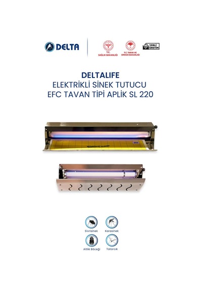 Sinek Öldürücü Ve Güve Öldürücü Uv Lambalı Tavan Tipi Sl-220
